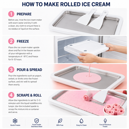 Multifunctional Rolled Ice Cream Maker