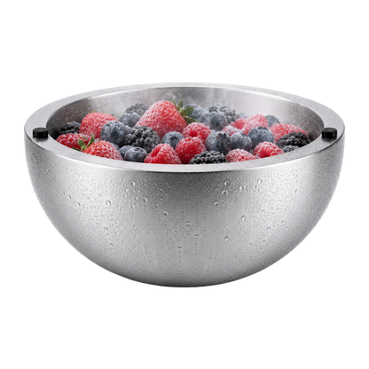 Double-Wall Stainless Steel Serving Bowl